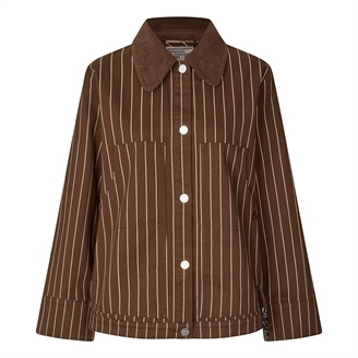 Baum und Pferdgarten Benilda Jakke Creme Brown Pinstipe